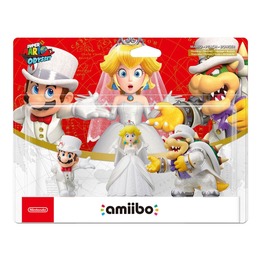 Nintendo - Amiibo Mario, Peach, Bowser (Pack De 3) Nintendo - Amiibo Mario, Peach, Bowser (Pack De 3)